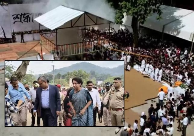 Bangladesh Govt delegation visits Zubeen Creamtion site