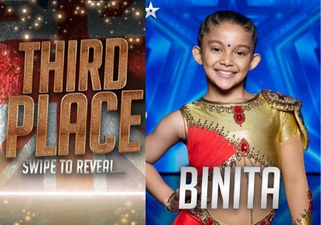 Binita bags 2nd runners uo in BGT 2025