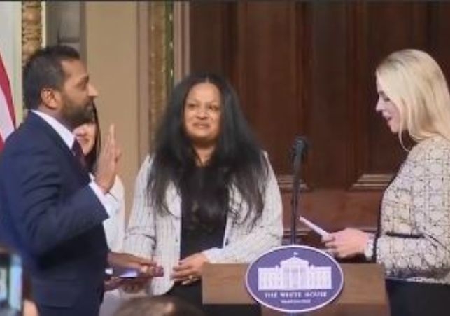 Kash Patel sworn in as the new director FBI