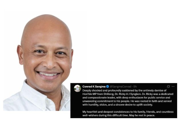 Shillong MP Dr Ricky A J Syngkon Passes Away