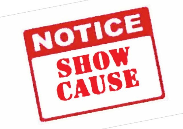 Show cause notice to schools